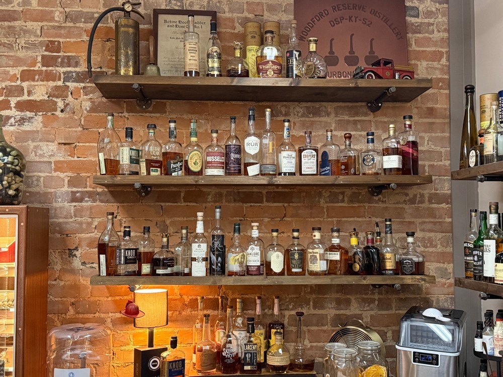 Cigar lounge members enjoying premium cigars