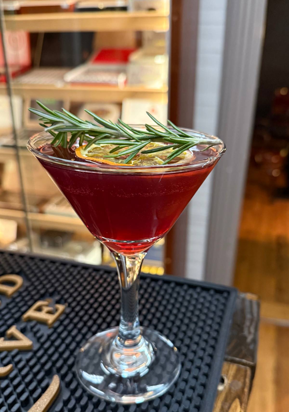 Mistletoe Martini cocktail